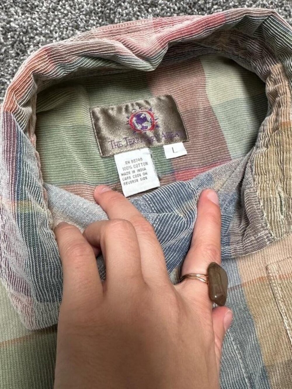 Vintage 90s The Territory Ahead Button Down Shirt - Picture 2 of 6
